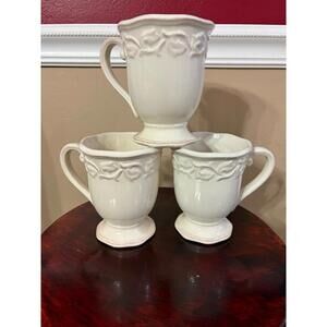 Chris Madden Mugs-J C Penny Home Collection Set Of 3 Vintage
